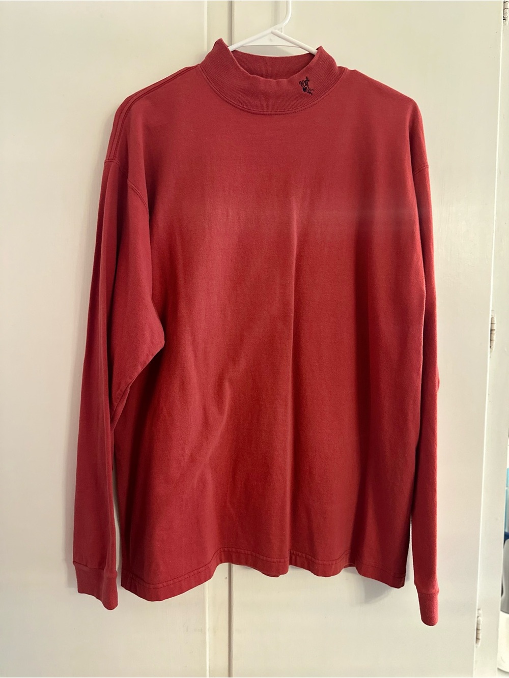 Ashworth Red Turtleneck Long-Sleeve Sweater